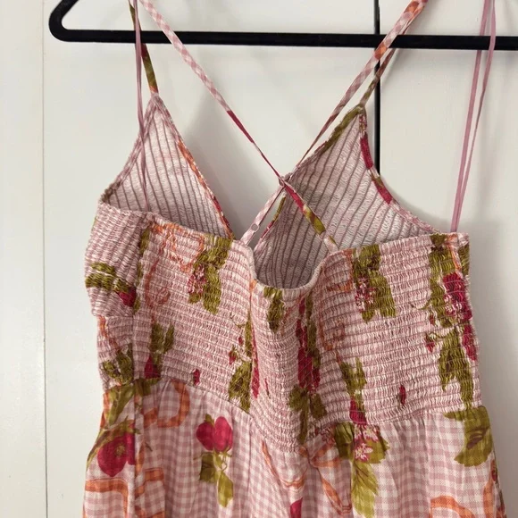 Urban Outfitters Pink and Green Floral Dress - Picture 3 of 8